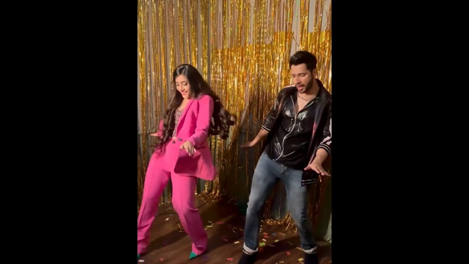 Varun Dhawan joins Dhanashree Verma to groove to Stayin’ Alive. Watch