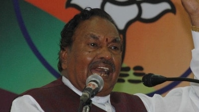 Karnataka minister KS Eshwarappa (File Photo) Karnataka minister KS Eshwarappa (File Photo)