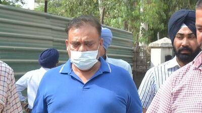 On Wednesday, Devinder Kumar Sharma was produced before a Mohali court that sent him to four-day police remand. (HT Photo) On Wednesday, Devinder Kumar Sharma was produced before a Mohali court that sent him to four-day police remand. (HT Photo)