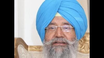 Punjab-cadre IPS officer Iqbal Singh Lalpura (retd) was first appointed chairman of the National Commission for Minorities (NCM) in September last year, but had to resign in December to contest as the BJP candidate from Ropar , an election he lost. (HT file photo)