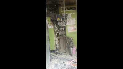 The ATM kiosk where the robbery took place. (HT Photo)