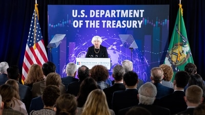 Janet Yellen said countries that are undermining US sanctions on Russia are short-sighted. (Bloomberg) Janet Yellen said countries that are undermining US sanctions on Russia are short-sighted. (Bloomberg)