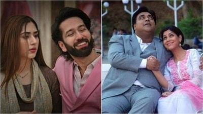 Disha Parmar and Nakuul Mehta appear in Bade Acche Lagte Hain 2. It's a reboot version of the 2011 show of the same name that starred Sakshi Tanwar and Ram Kapoor. Disha Parmar and Nakuul Mehta appear in Bade Acche Lagte Hain 2. It's a reboot version of the 2011 show of the same name that starred Sakshi Tanwar and Ram Kapoor.