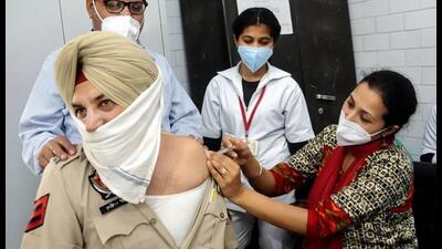 The government may have launched a drive to administer Covid-19 precaution doses to those above 18 years of age, only 73% of the target population in Punjab have been jabbed with the second dose. The government may have launched a drive to administer Covid-19 precaution doses to those above 18 years of age, only 73% of the target population in Punjab have been jabbed with the second dose.