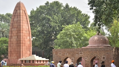 The Jallianwala Bagh memorial in Amritsar. The Jallianwala Bagh memorial in Amritsar.