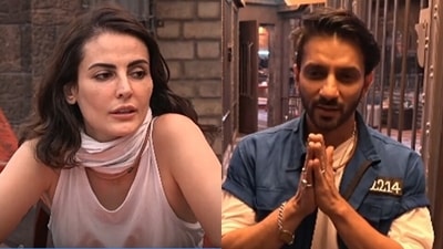 Mandana Karimi reacted after Ali Mercchant called her a gold-digger in the latest episode of Lock Upp. Mandana Karimi reacted after Ali Mercchant called her a gold-digger in the latest episode of Lock Upp.