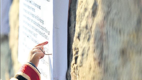 RTA move to install a notice board at Ludhiana transport office with contact details of officials failed to impress the residents. (HT File (Representative file))