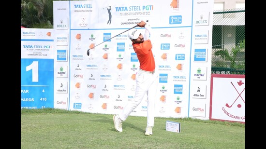 Gurugram-based Sisodia (68-63), lying overnight tied fifth and two off the lead, totaled 13-under 131 following his career-best round to enjoy a two-shot advantage at the top.
