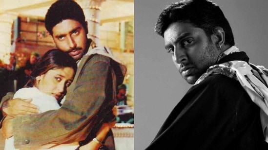 Abhishek Bachchan in stills from his debut film Refugee. The film also marked the debut of Kareena Kapoor.