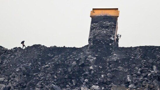 The coal ministry said that the approved policy will help in realising the goal of Atmanirbhar Bharat by encouraging domestic manufacturing, reducing import dependence, and job creation, among others.(Aijaz Rahi/AP)