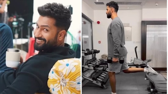 Vicky Kaushal does Dumbbell Single Leg Squat in fiery workout video, here's why you should add it in your training