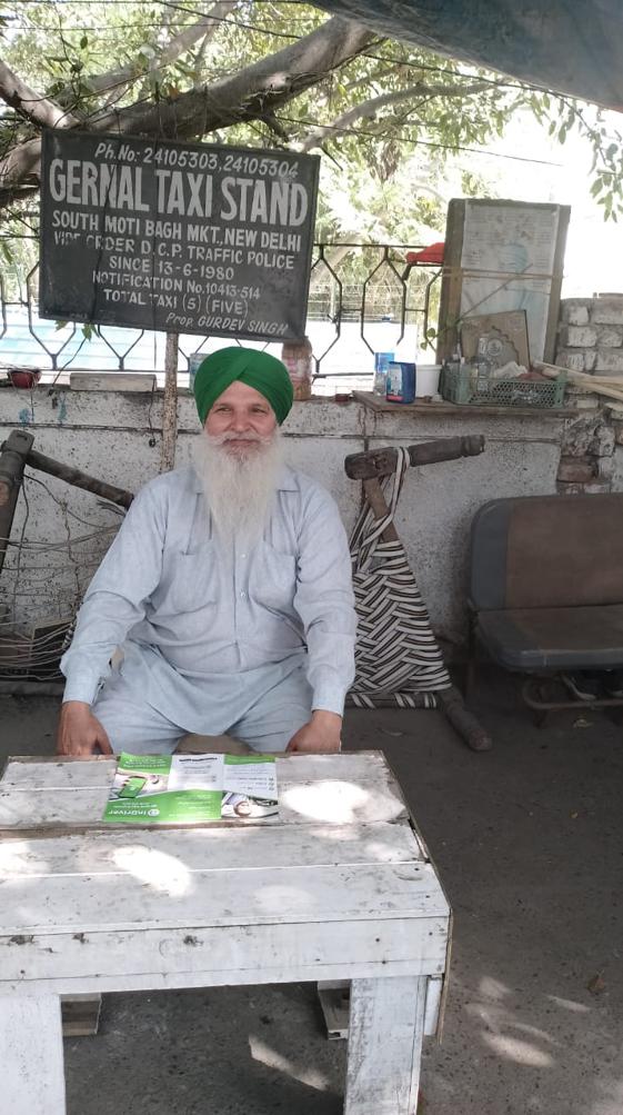 Cab driver Amarjeet Singh Cab driver Amarjeet Singh