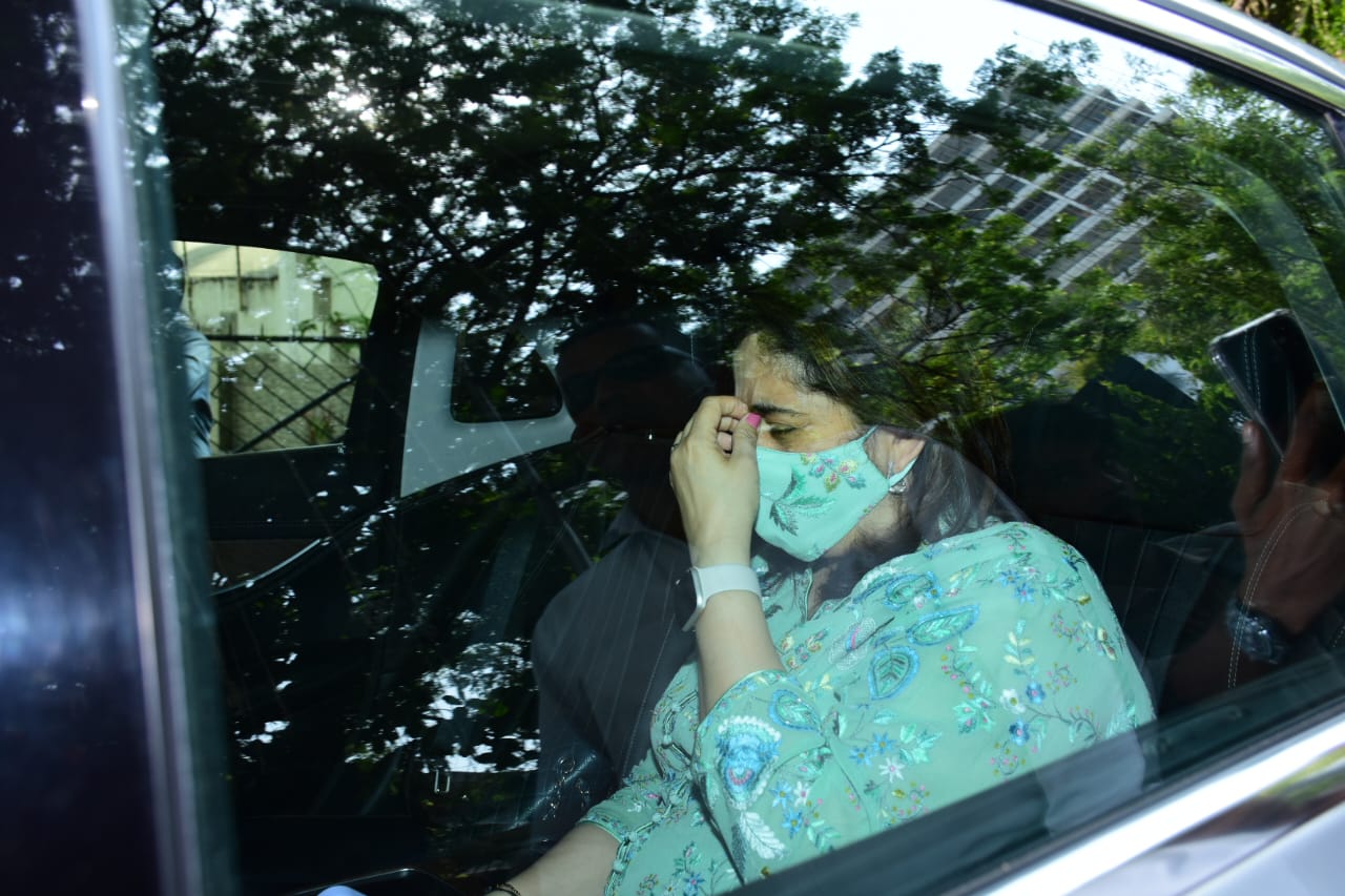Nitasha Nanda arrives for ceremonies.