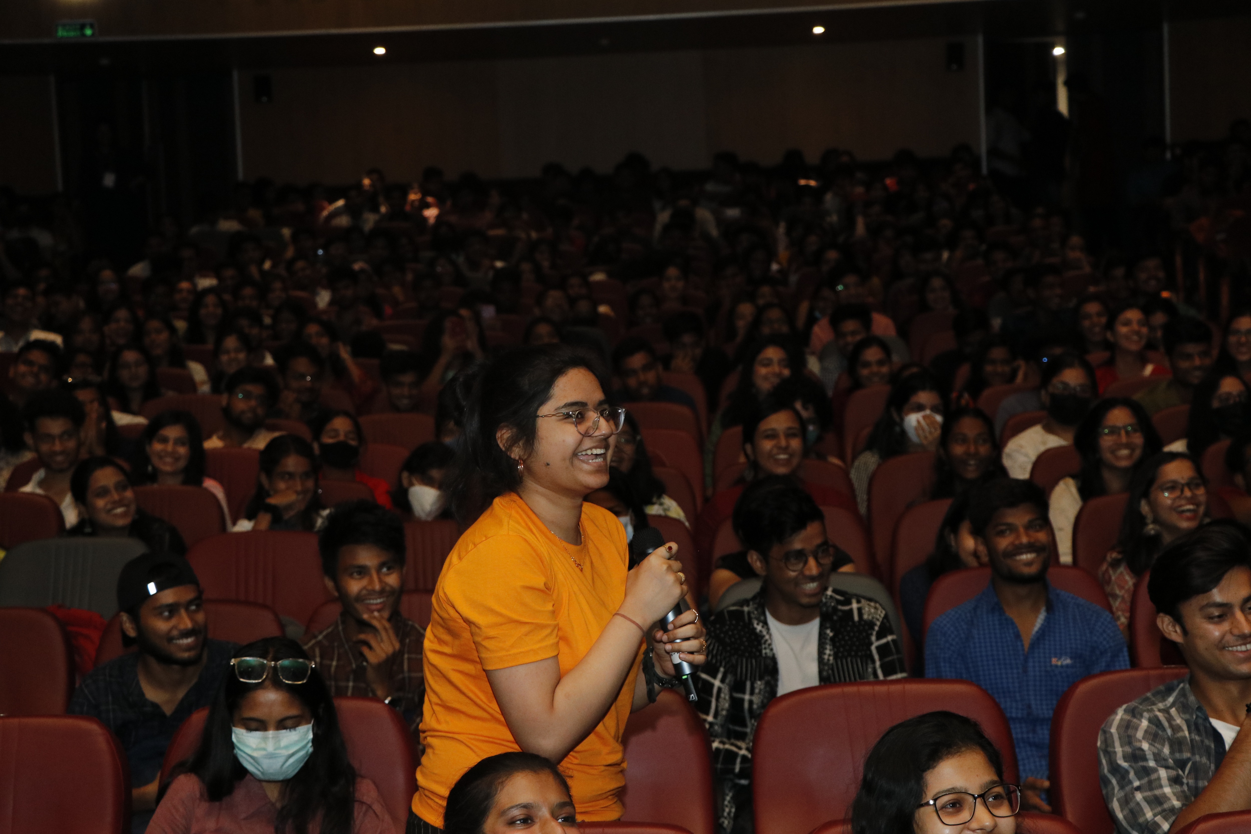 A fun question and answer session followed the lit talk. (Photo: Dhruv Sethi/HT) A fun question and answer session followed the lit talk. (Photo: Dhruv Sethi/HT)