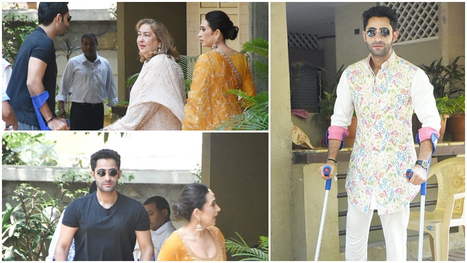 Armaan Jain, Rima Jain and Karisma Kapoor. (Yogen Shah)