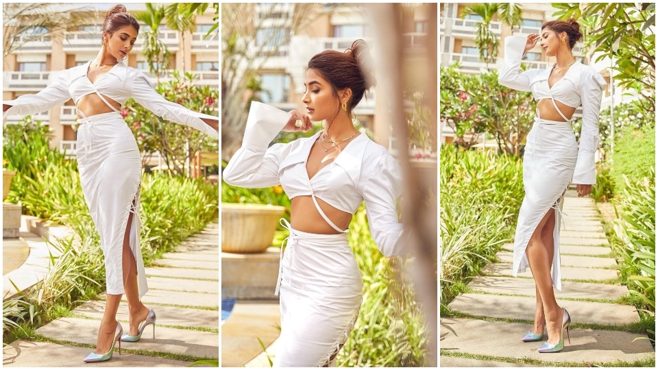 Pooja Hegde promotes her latest film Beast.&nbsp;