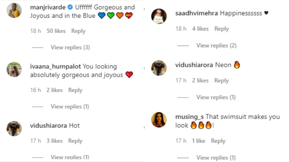 Comments on the post.&nbsp;
