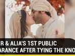 RANBIR & ALIA'S 1ST PUBLIC APPEARANCE AFTER TYING THE KNOT