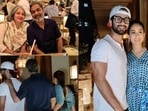 Shahid Kapoor was spotted on dinner with his wife Mira Rajput and her parents. Shahid Kapoor was spotted on dinner with his wife Mira Rajput and her parents.