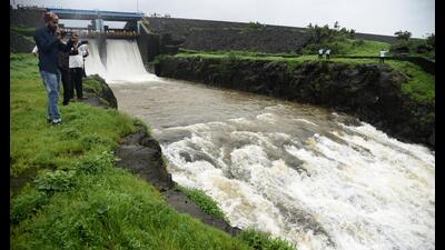 Morbe dam has enough water till September, said NMMC chief Abhijit Bangar. Hence, he assured that Navi Mumbai residents would not face water shortage this summer. (HT FILE PHOTO)