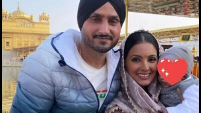 Geeta Basra and her husband and cricketer Harbhajan Singh welcomed their son Jovan on July 10 this year Geeta Basra and her husband and cricketer Harbhajan Singh welcomed their son Jovan on July 10 this year