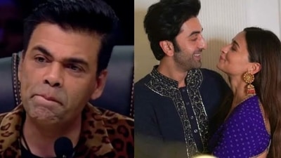 Karan Johar became very emotional on seeing Alia Bhatt dressed as a bride, as per sources.