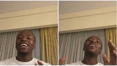Kagiso Rabada sings a verse from Bill Withers’ – Ain’t No Sunshine (Screengrab) Kagiso Rabada sings a verse from Bill Withers’ – Ain’t No Sunshine (Screengrab)
