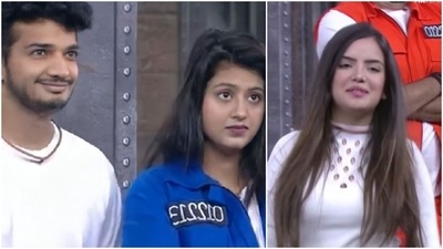 Azma Fallah takes a dig at Munawar Faruqui and Anjali Arora. Azma Fallah takes a dig at Munawar Faruqui and Anjali Arora.