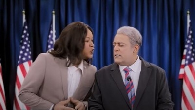 Video of Saudi television's mockery of US President Joe Biden and Vice President Kamala Harris has gone viral.&nbsp;