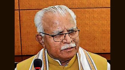 Haryana CM Manohar Lal Khattar (PTI)