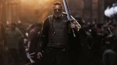 Sanjay Dutt in a still from KGF Chapter 2. Sanjay Dutt in a still from KGF Chapter 2. 