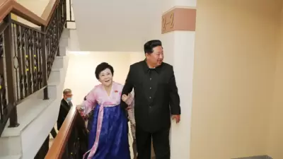 Kim Jong Un visits the new house of Korean Central Broadcasting announcer Ri Chun Hi (AP) Kim Jong Un visits the new house of Korean Central Broadcasting announcer Ri Chun Hi (AP)