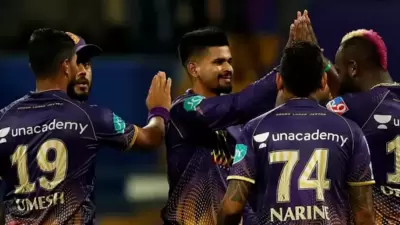 KKR players during IPL 2022. (IPL) KKR players during IPL 2022. (IPL)