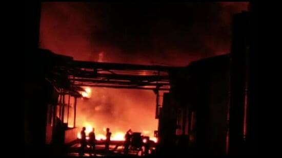 The fire was extinguished within a couple of hours. (ANI) The fire was extinguished within a couple of hours. (ANI)