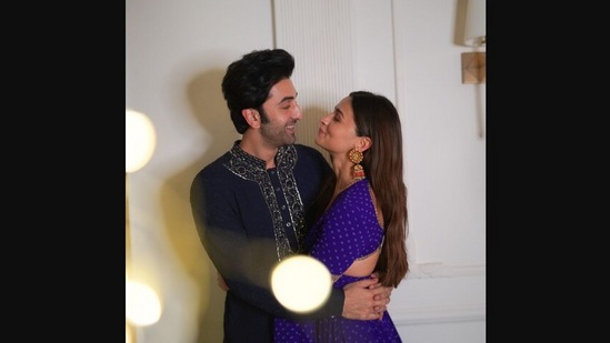 The image shows Alia Bhatt and Ranbir Kapoor. (Instagram/@aliaabhatt)