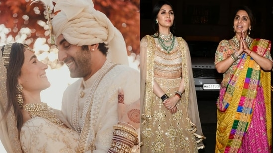 Ranbir Kapoor-Alia Bhatt Wedding: Kareena Kapoor Khan & Sister Karisma Look  Stunning In Tradational Outfits As They Arrive At RK's Vastu House For  Mehendi