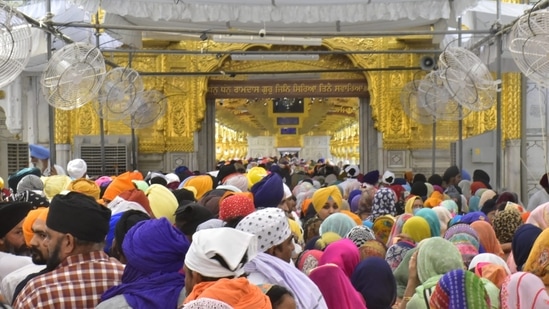 Prime Minister Narendra Modi also wished people on Baisakhi and wished success and prosperity in everyone's lives. "Baisakhi Greetings to everyone. I pray this festival furthers the spirit of joy and well-being in our lives. May everyone be blessed with success and prosperity."(HT Photo/Sameer Sehgal)