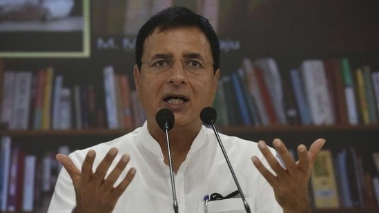 Congress general secretary Randeep Surjewala.(Vipin Kumar/HT file photo) Congress general secretary Randeep Surjewala.(Vipin Kumar/HT file photo)