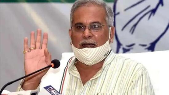 Chhattisgarh chief minister Bhupesh Baghel has written a letter to Prime Minister Narendra Modi seeking extension of the GST compensation grant. (HT PHOTO.) Chhattisgarh chief minister Bhupesh Baghel has written a letter to Prime Minister Narendra Modi seeking extension of the GST compensation grant. (HT PHOTO.)