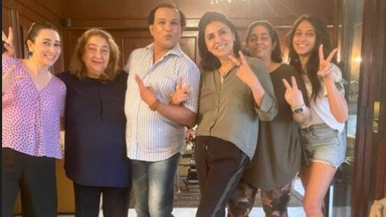 Neetu Kapoor shares a picture of her dance squad.