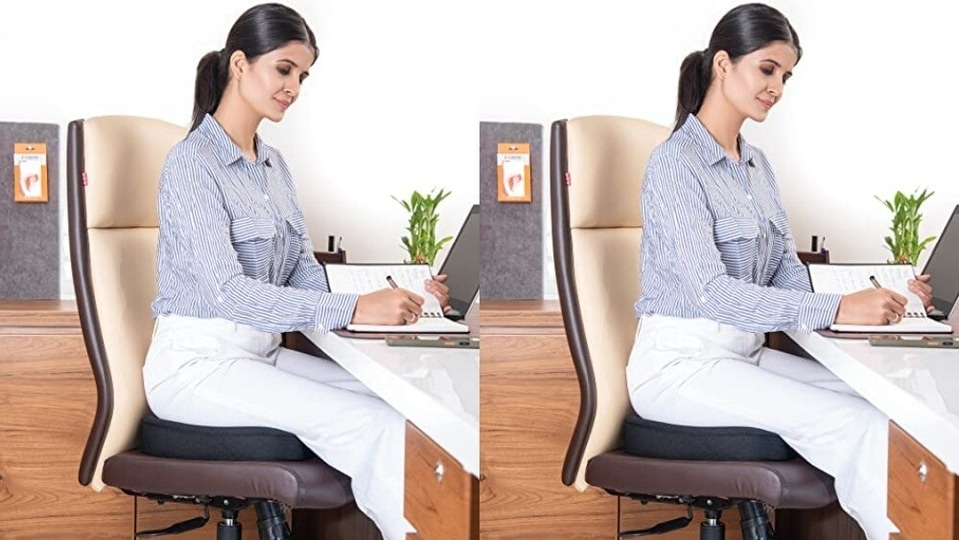 Tailbone cushions help one sit comfortably and in correct posture for long hours