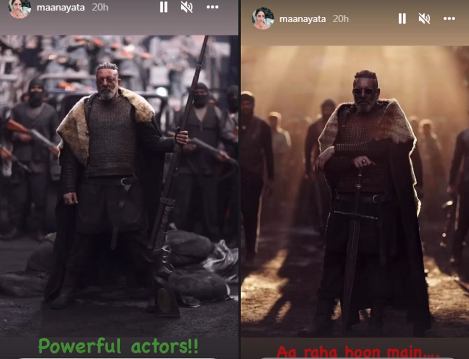 Maanayata Dutt shared KGF Chapter 2 stills on Instagram. Maanayata Dutt shared KGF Chapter 2 stills on Instagram.