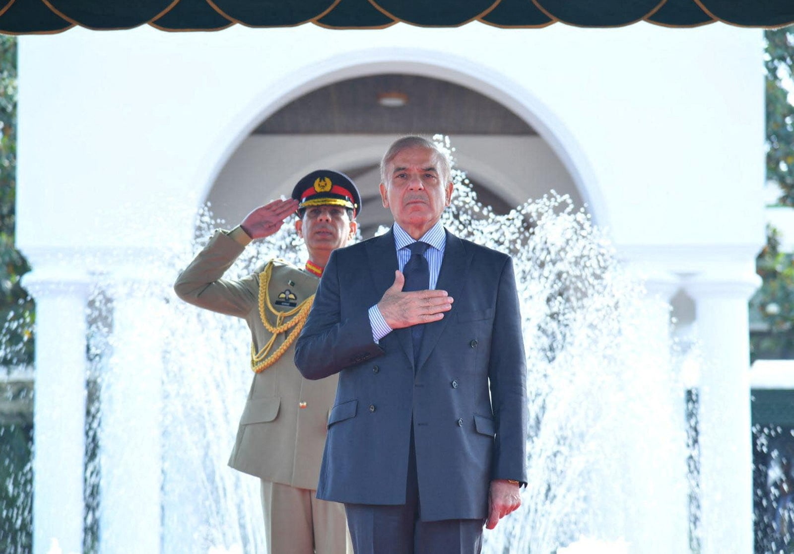 Pakistan's Prime Minister Shehbaz Sharif. (via REUTERS)