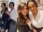 Gauri Khan and Namrata Shirodkar met in Hyderabad. 