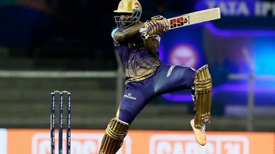 Kolkata Knight Riders Andre Russell plays a shot during the IPL 2022 match between Sunrisers Hyderabad and Kolkata Knight Riders (ANI) Kolkata Knight Riders Andre Russell plays a shot during the IPL 2022 match between Sunrisers Hyderabad and Kolkata Knight Riders (ANI)