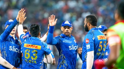 Mumbai Indians players (PTI) Mumbai Indians players (PTI)