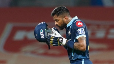 Hardik Pandya of Gujarat Titans (PTI) Hardik Pandya of Gujarat Titans (PTI)