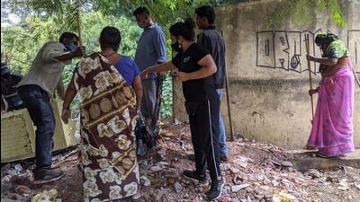 The Pune Waste Warriors have conducted around 40 cleanliness drives at major chowks in the area such as Salunkhe Vihar road, Samvidhan chowk, Konarkpuram, Kausarbaug etc. (HT PHOTO) The Pune Waste Warriors have conducted around 40 cleanliness drives at major chowks in the area such as Salunkhe Vihar road, Samvidhan chowk, Konarkpuram, Kausarbaug etc. (HT PHOTO)