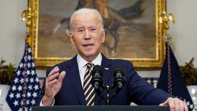 US president Joe Biden greets Jain community on occasion of Mahavir Jayanti (REUTERS) US president Joe Biden greets Jain community on occasion of Mahavir Jayanti (REUTERS)