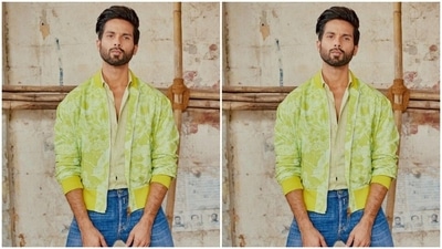 Assisted by hairstylist Aalim Hakim, Shahid sported a gelled dewy hairdo and a trimmed bearded look. (Instagram/@shahidkapoor)